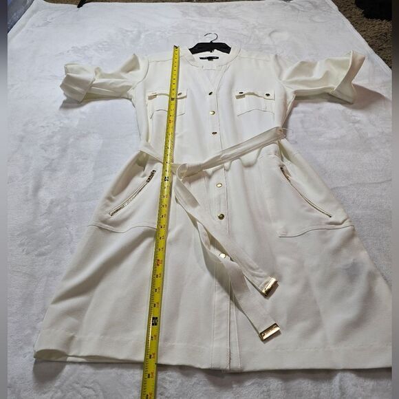 NWOT "Sharagono" dress, size 14, off white. (Light cream) - Picture 10 of 15